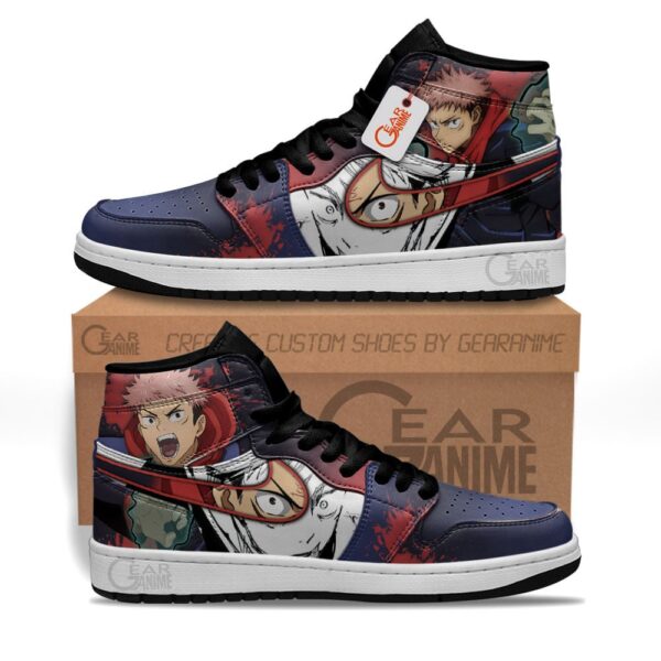 Baskets montantes Air Jordan Yuji Itadori – Chaussures montantes Jujutsu Kaisen – Image 2