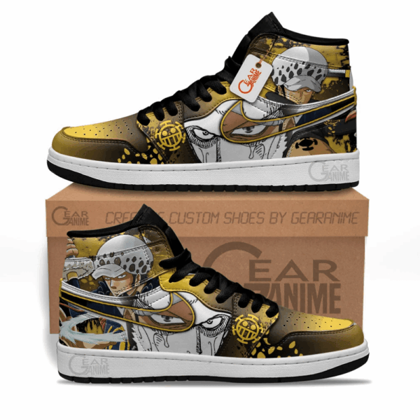 Baskets montantes Air Jordan Trafalgar Law – Chaussures montantes One Piece – Image 2