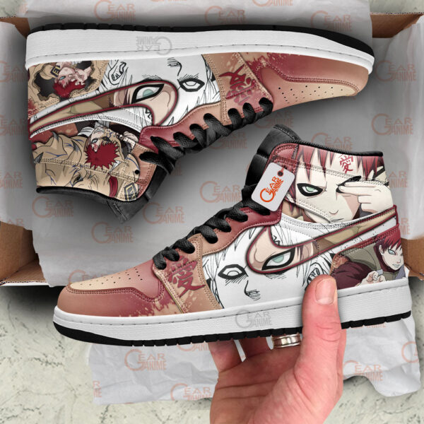 Baskets montantes Air Jordan Gaara – Chaussures montantes Naruto – Image 3