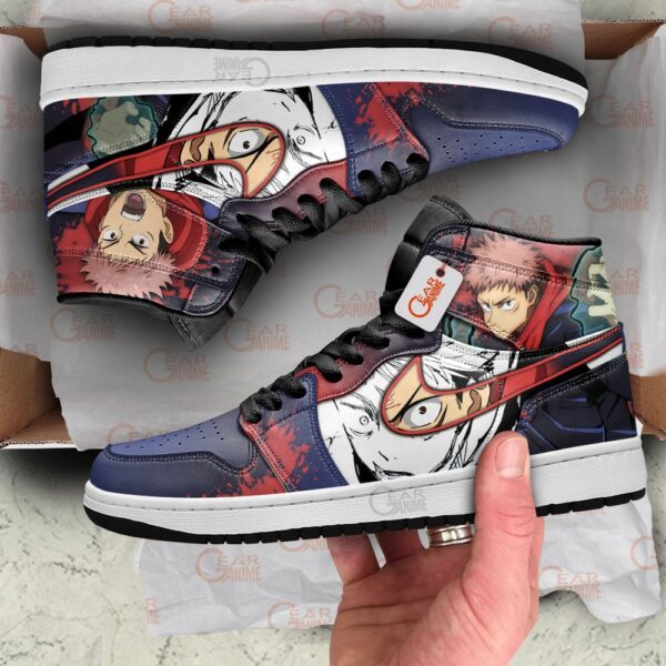 Baskets montantes Air Jordan Yuji Itadori – Chaussures montantes Jujutsu Kaisen – Image 3