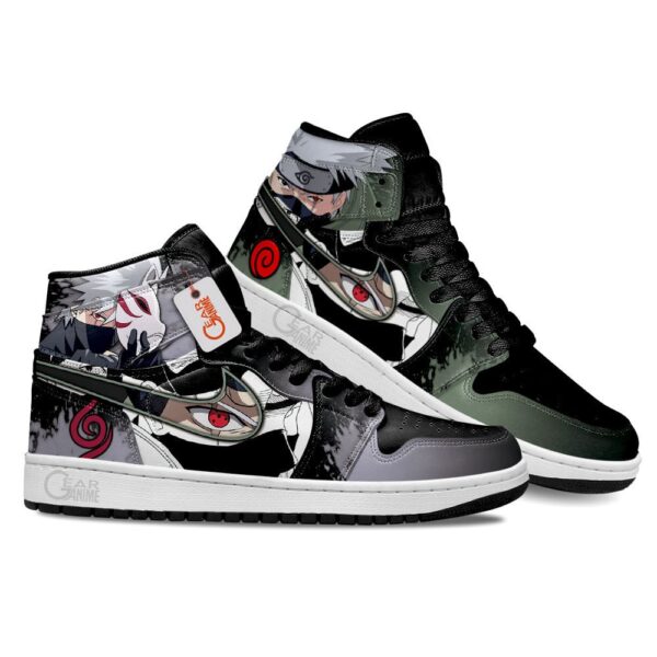 Baskets montantes Air Jordan Kakashi Hatake – Chaussures montantes Naruto