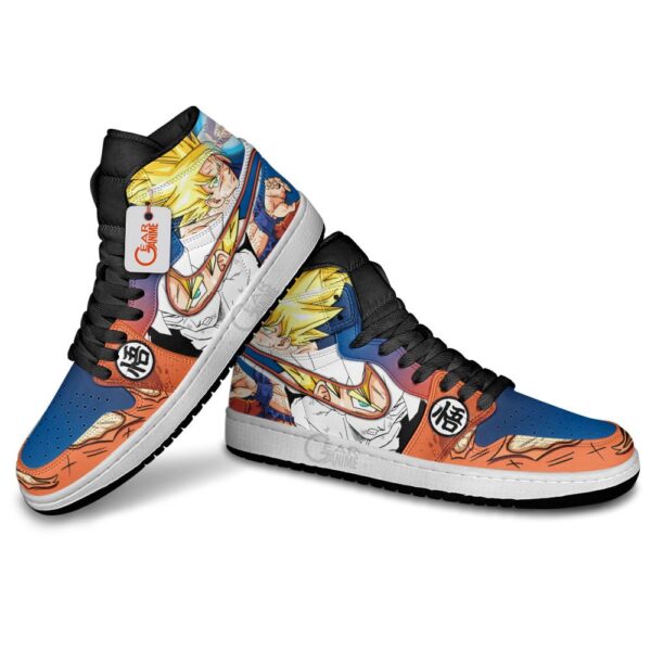 Baskets montantes Air Jordan Goku Super Saiyan – Chaussures montantes Dragon Ball – Image 4