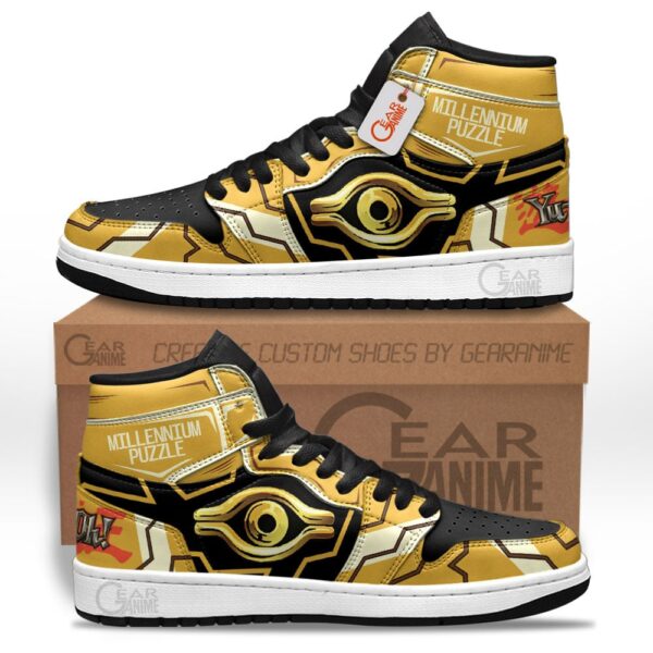 Baskets montantes Air Jordan Millennium Puzzle – Chaussures montantes Yu-Gi-Oh! – Image 2