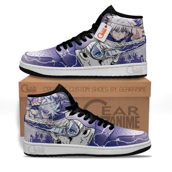 Baskets montantes Air Jordan Killua Zoldyck – Chaussures montantes Hunter x Hunter – Image 2