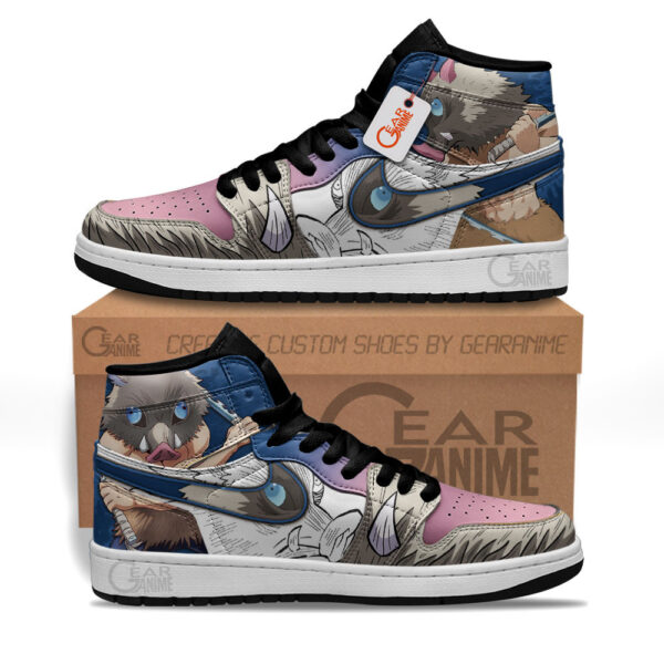 Baskets montantes Air Jordan Inosuke – Chaussures montantes Demon Slayer – Image 2