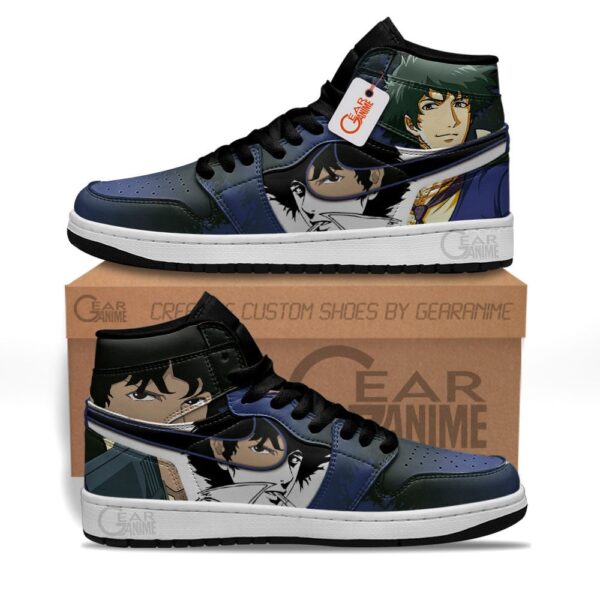 Baskets montantes Air Jordan Spike Spiegel – Chaussures montantes Cowboy Bebop – Image 2