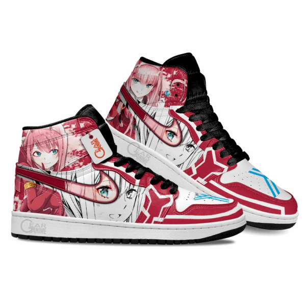 Baskets montantes Air Jordan Zero Two – Chaussures montantes Darling in the Franxx