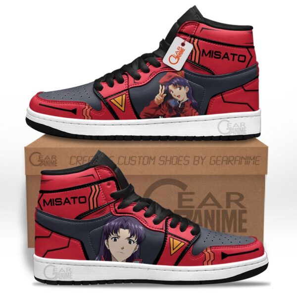 Baskets montantes Air Jordan Misato Katsuragi – Chaussures montantes Evangelion – Image 2