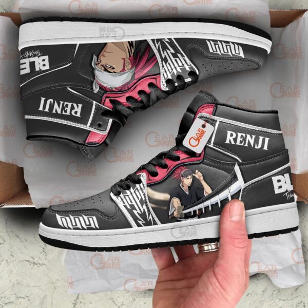 Baskets montantes Air Jordan Renji Abarai – Chaussures montantes Bleach – Image 3
