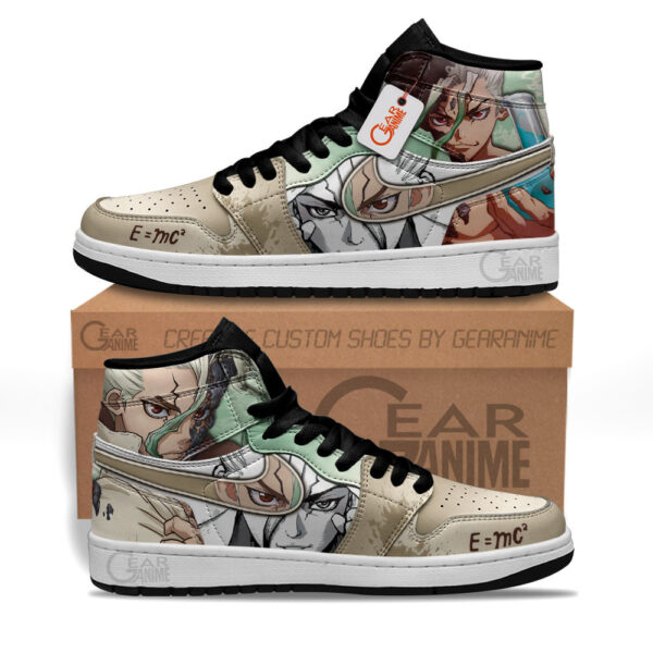 Baskets montantes Air Jordan Senku Ishigami – Chaussures montantes Dr. Stone – Image 2