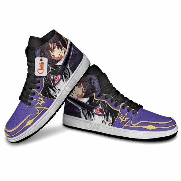 Baskets montantes Air Jordan Lelouch – Chaussures montantes Code Geass – Image 4