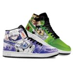 Baskets montantes Air Jordan Gon Freecss et Killua Zoldyck – Chaussures montantes Hunter x Hunter