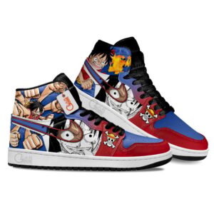 Baskets montantes Air Jordan Luffy – Chaussures montantes One Piece
