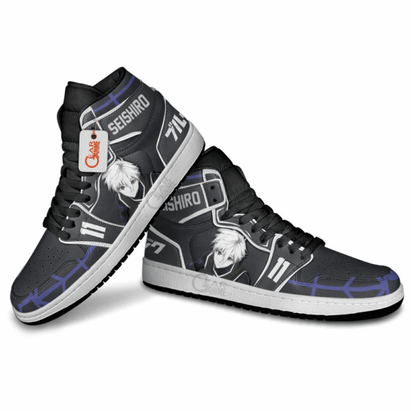 Baskets montantes Air Jordan Seishiro Nagi – Chaussures montantes Blue Lock – Image 4