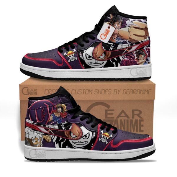Baskets montantes Air Jordan Monkey D. Luffy – Chaussures montantes One Piece – Image 2