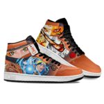 Baskets montantes Air Jordan Naruto Uzumaki – Chaussures montantes Naruto