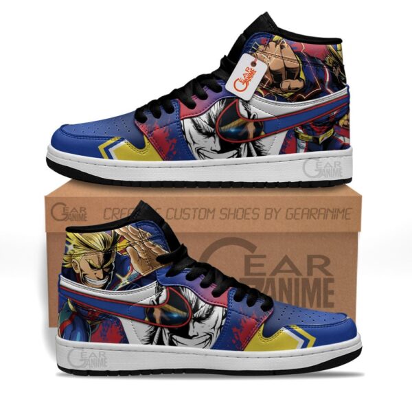 Baskets montantes Air Jordan All Might – Chaussures montantes My Hero Academia – Image 2