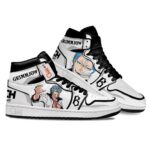 Baskets montantes Air Jordan Grimmjow Jaggerjack – Chaussures montantes Bleach