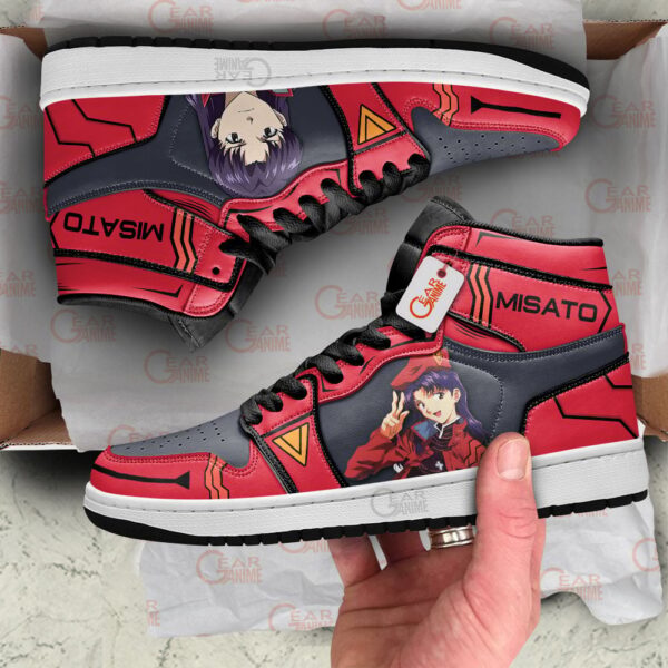 Baskets montantes Air Jordan Misato Katsuragi – Chaussures montantes Evangelion – Image 3