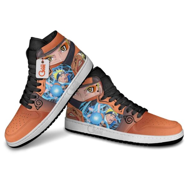 Baskets montantes Air Jordan Naruto Uzumaki – Chaussures montantes Naruto – Image 4