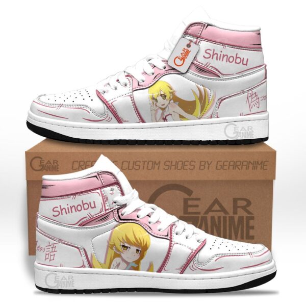 Baskets montantes Air Jordan Shinobu Oshino – Chaussures montantes Nisemonogatari – Image 2