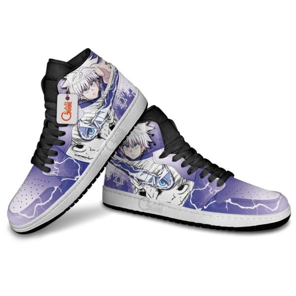 Baskets montantes Air Jordan Killua Zoldyck – Chaussures montantes Hunter x Hunter – Image 4
