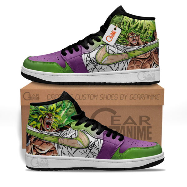 Baskets montantes Air Jordan Broly – Chaussures montantes Dragon Ball – Image 2