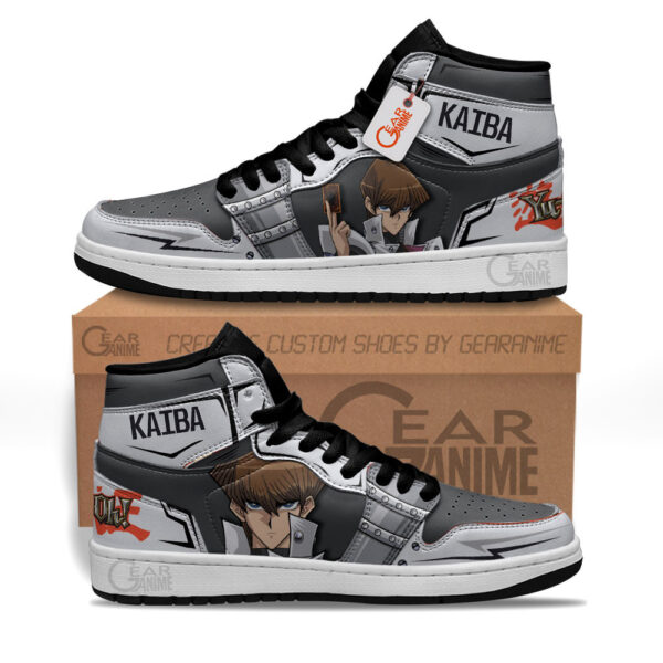 Baskets montantes Air Jordan Seto Kaiba – Chaussures montantes Yu-Gi-Oh! – Image 2