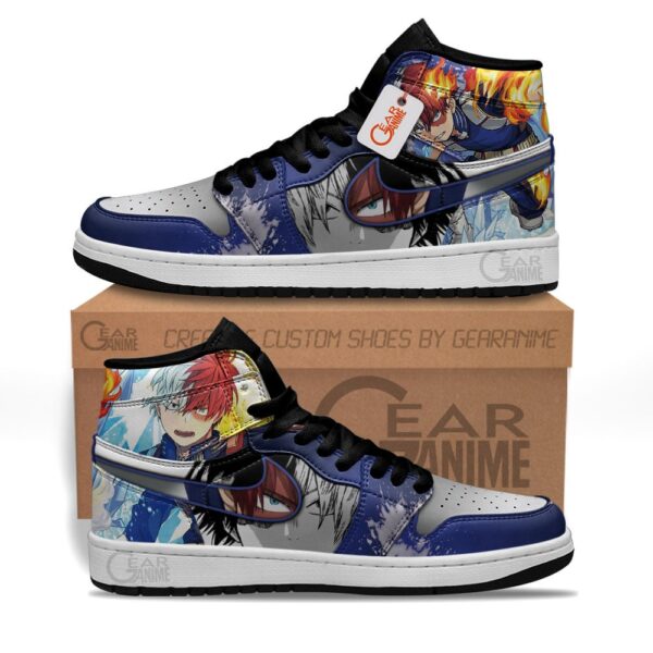 Baskets montantes Air Jordan Shoto Todoroki – Chaussures montantes My Hero Academia – Image 2