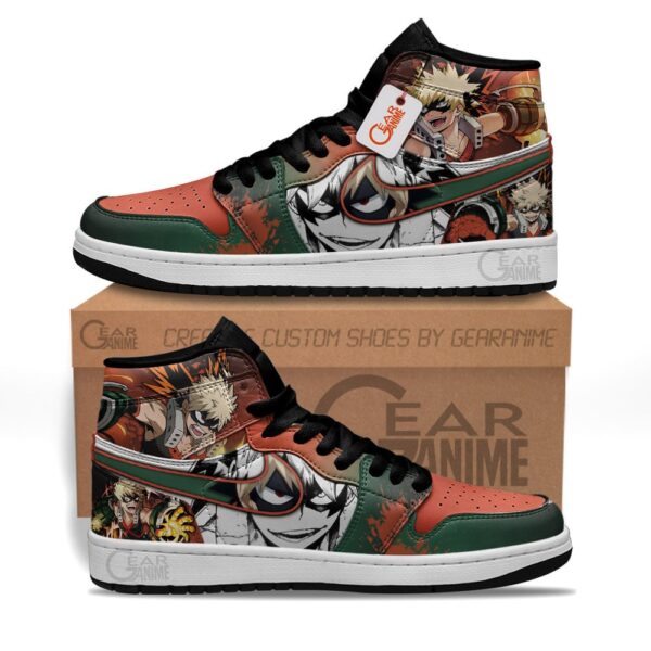 Baskets montantes Air Jordan Katsuki Bakugo – Chaussures montantes My Hero Academia – Image 2