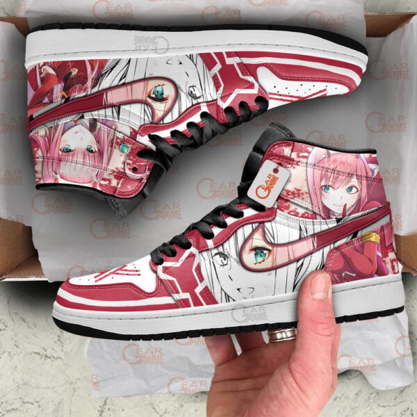 Baskets montantes Air Jordan Zero Two – Chaussures montantes Darling in the Franxx – Image 3