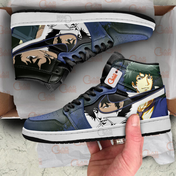 Baskets montantes Air Jordan Spike Spiegel – Chaussures montantes Cowboy Bebop – Image 3