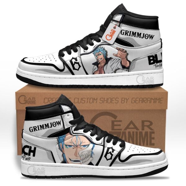 Baskets montantes Air Jordan Grimmjow Jaggerjack – Chaussures montantes Bleach – Image 2