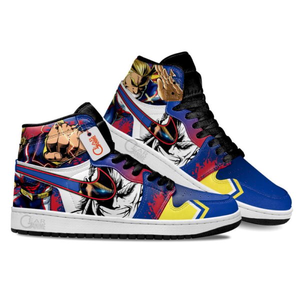 Baskets montantes Air Jordan All Might – Chaussures montantes My Hero Academia
