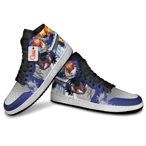 Baskets montantes Air Jordan Shoto Todoroki – Chaussures montantes My Hero Academia – Image 4