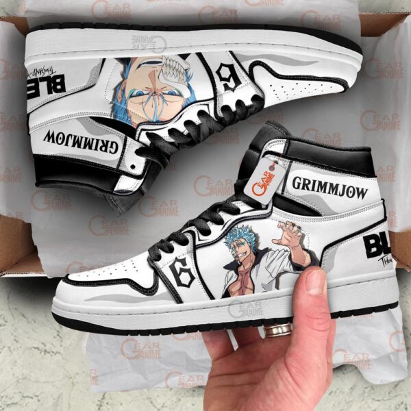 Baskets montantes Air Jordan Grimmjow Jaggerjack – Chaussures montantes Bleach – Image 3