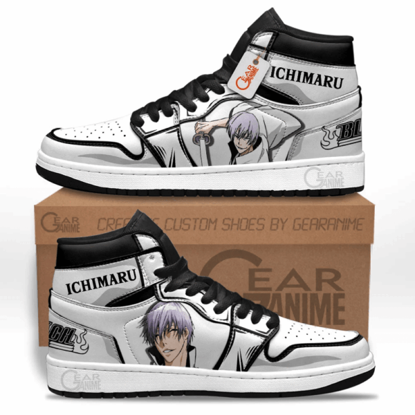 Baskets montantes Air Jordan Gin Ichimaru – Chaussures montantes Bleach – Image 2
