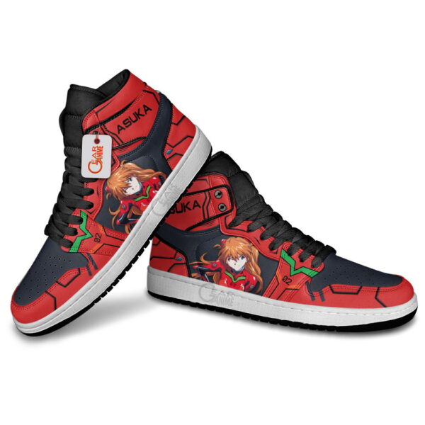 Baskets montantes Air Jordan Asuka Langley Soryu – Chaussures montantes Evangelion – Image 4