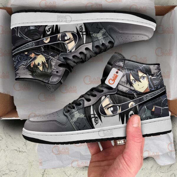 Baskets montantes Air Jordan Kirito – Chaussures montantes Sword Art Online – Image 3