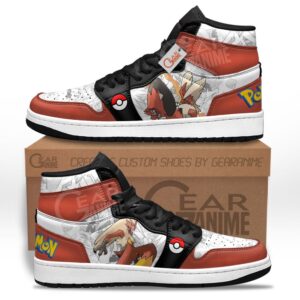 Baskets montantes Air Jordan Blaziken – Chaussures montantes Pokémon