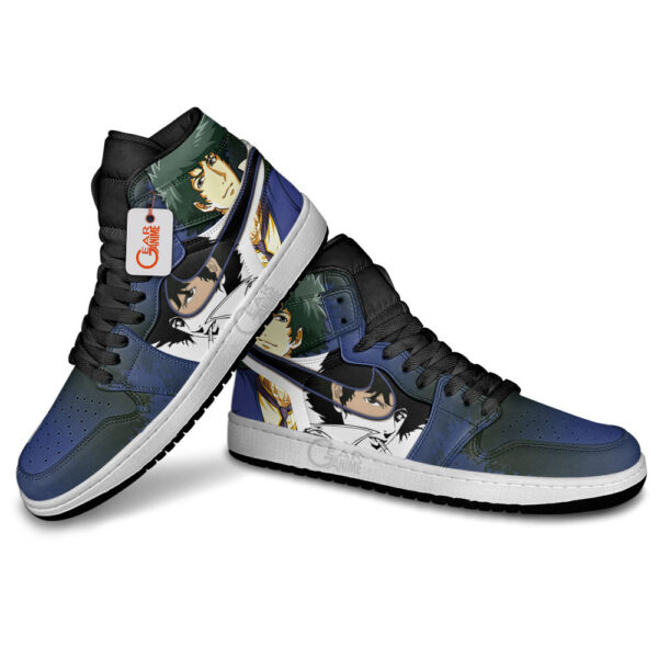 Baskets montantes Air Jordan Spike Spiegel – Chaussures montantes Cowboy Bebop – Image 4