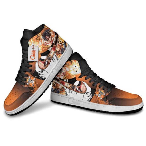 Baskets montantes Air Jordan Portgas D. Ace – Chaussures montantes One Piece – Image 4