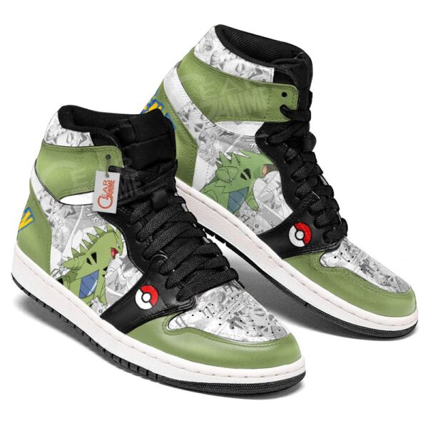 Baskets montantes Air Jordan Tyranitar – Chaussures montantes Pokémon – Image 3