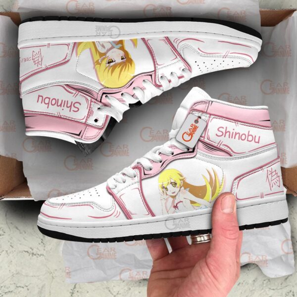Baskets montantes Air Jordan Shinobu Oshino – Chaussures montantes Nisemonogatari – Image 3