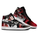 Baskets montantes Air Jordan Light Yagami et L – Chaussures montantes Death Note