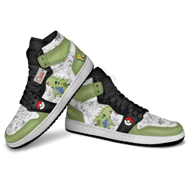 Baskets montantes Air Jordan Tyranitar – Chaussures montantes Pokémon – Image 4
