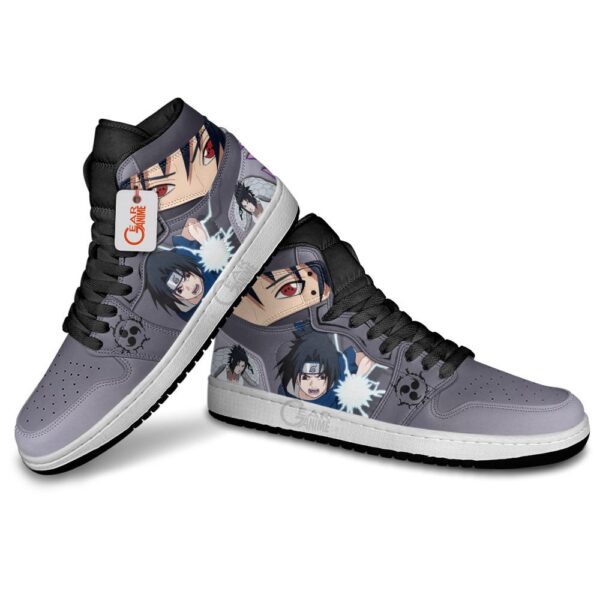 Baskets montantes Air Jordan Sasuke Uchiha – Chaussures montantes Naruto – Image 4