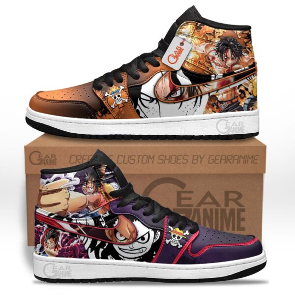 Baskets montantes Air Jordan Ace et Luffy – Chaussures montantes One Piece – Image 2