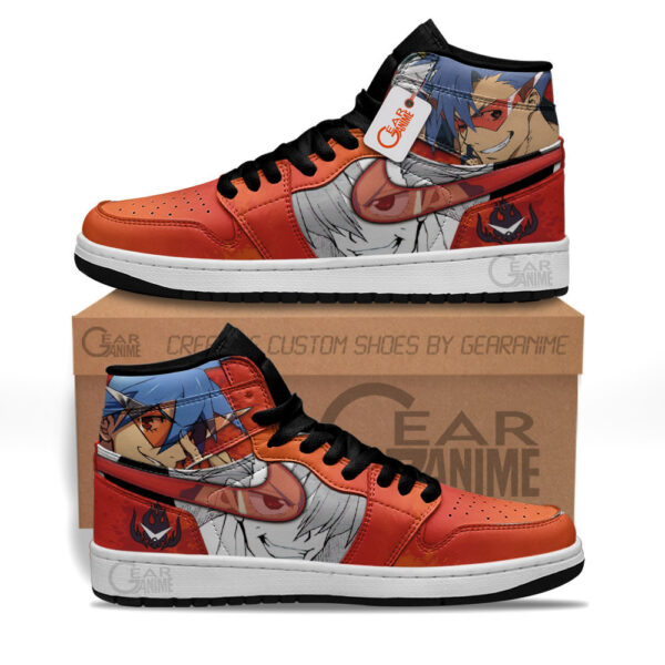 Baskets montantes Air Jordan Kamina – Chaussures montantes Gurren Lagann – Image 2
