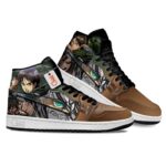 Baskets montantes Air Jordan Eren Yeager – Chaussures montantes L’Attaque des Titans